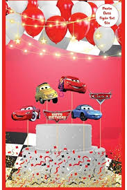 Cars Pasta Üstü Figür Süs Set