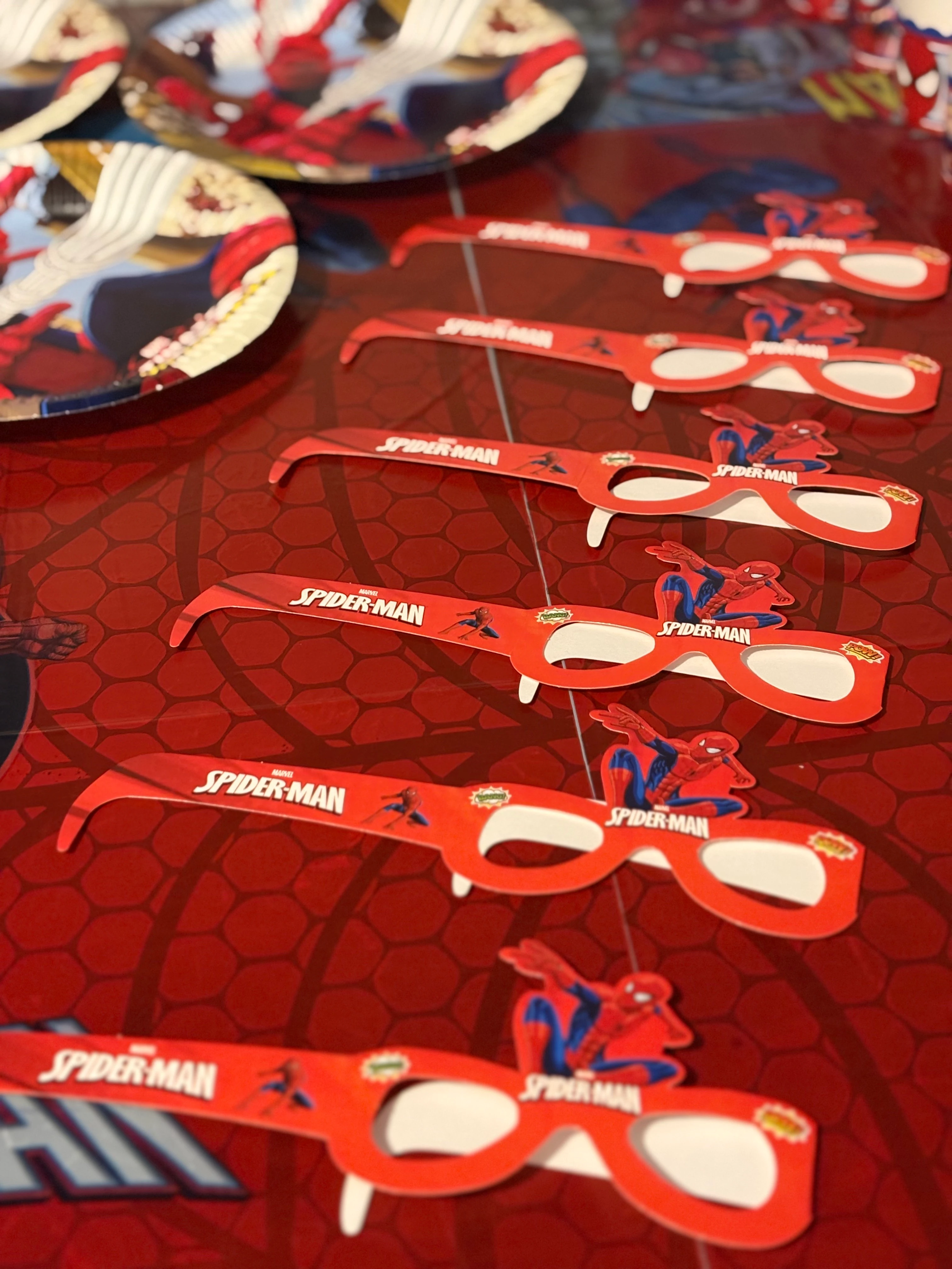 Spiderman Temalı Doğum Günü Parti Seti