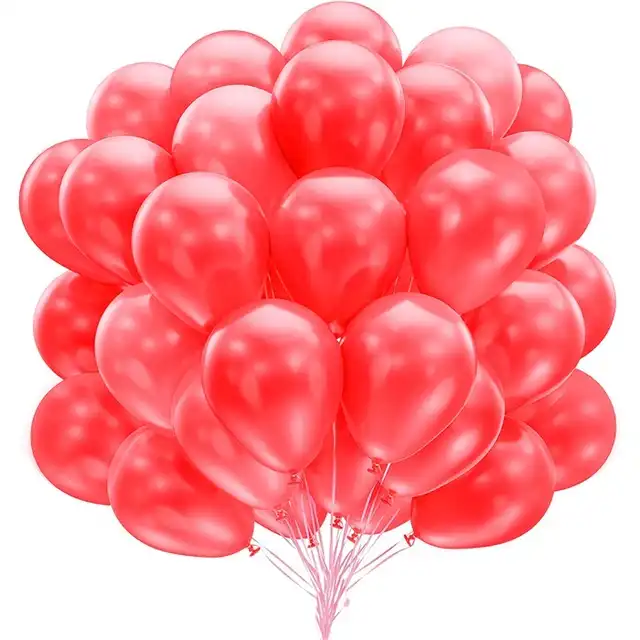 Kırmızı Makaron Balon 5'li