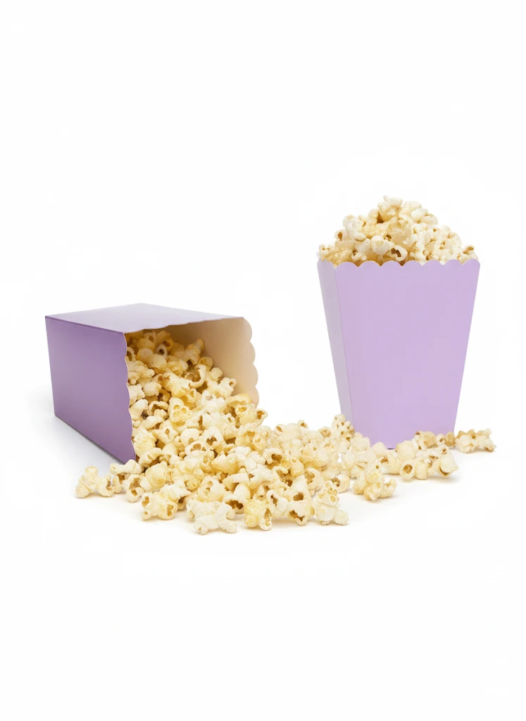 Düz Lila Mısır Kutusu