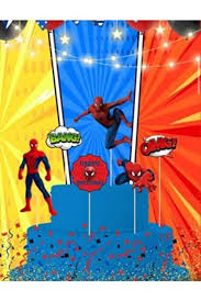 Spiderman Pasta Üstü Figür Süs Set