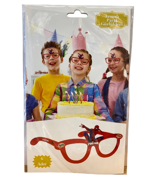 Spiderman Temalı Doğum Günü Parti Seti