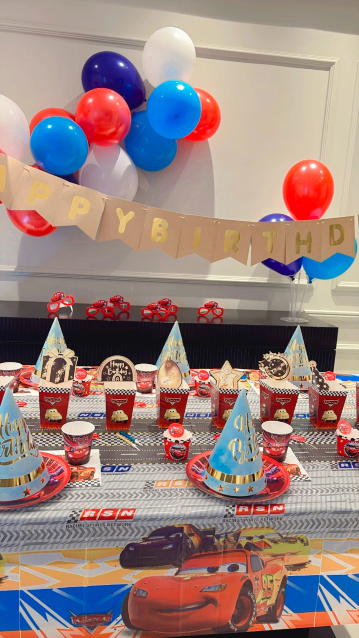 Cars Temalı Doğum Günü Parti Seti