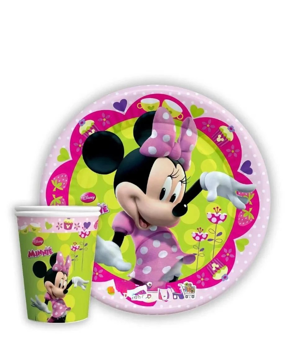 Minnie Mouse Temalı Doğum Günü Parti Seti