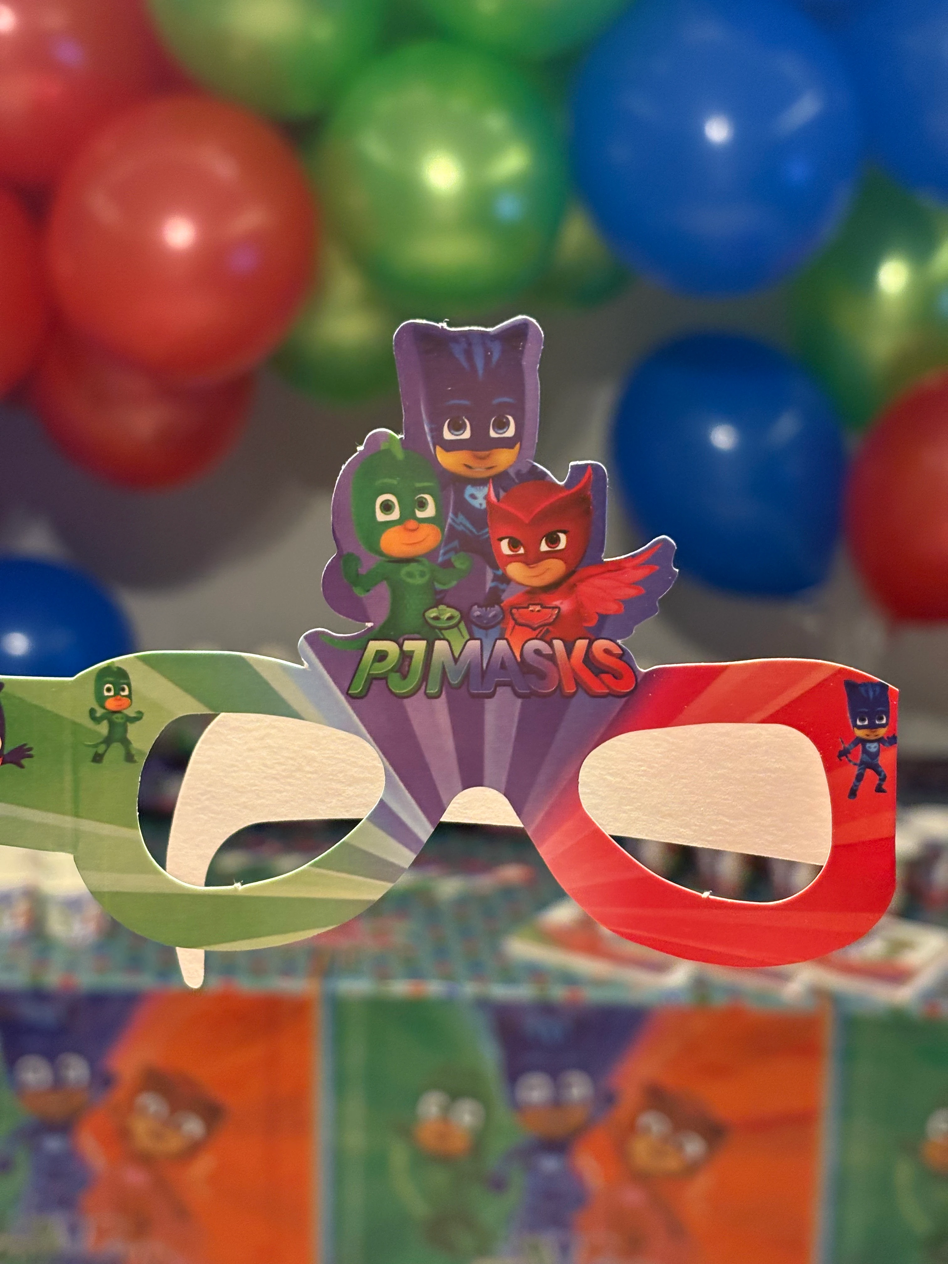 Pijamaskeliler Temalı Doğum Günü Parti Seti