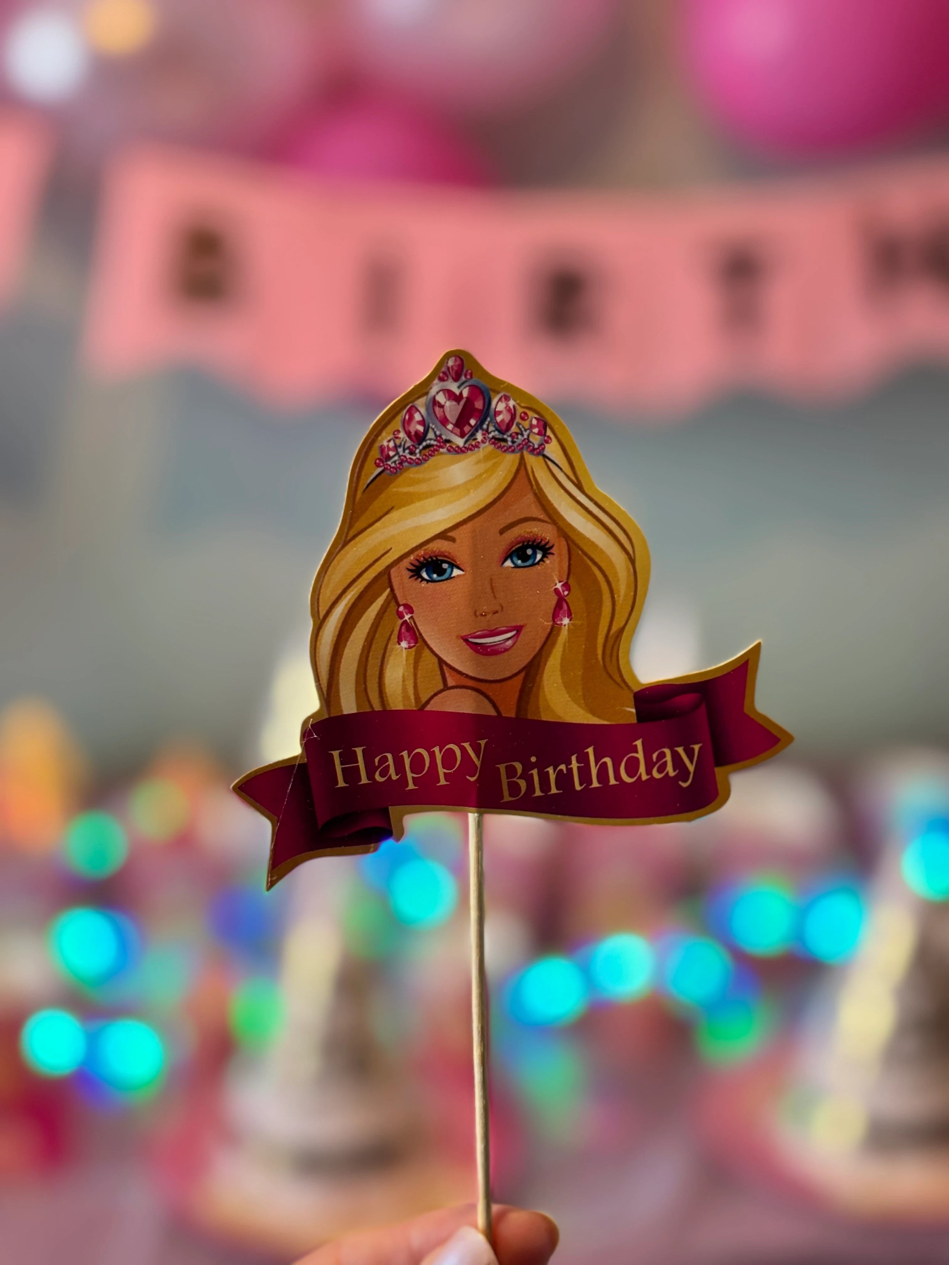 Barbie Temalı Doğum Günü Parti Seti