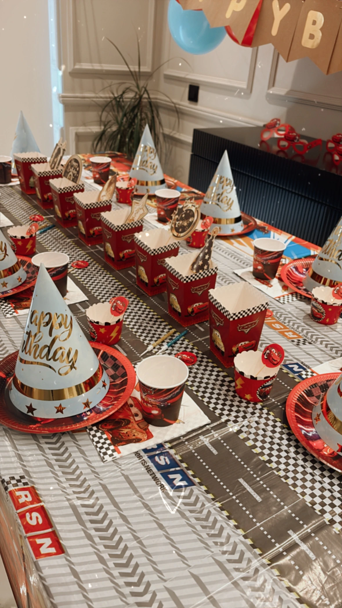 Cars Temalı Doğum Günü Parti Seti