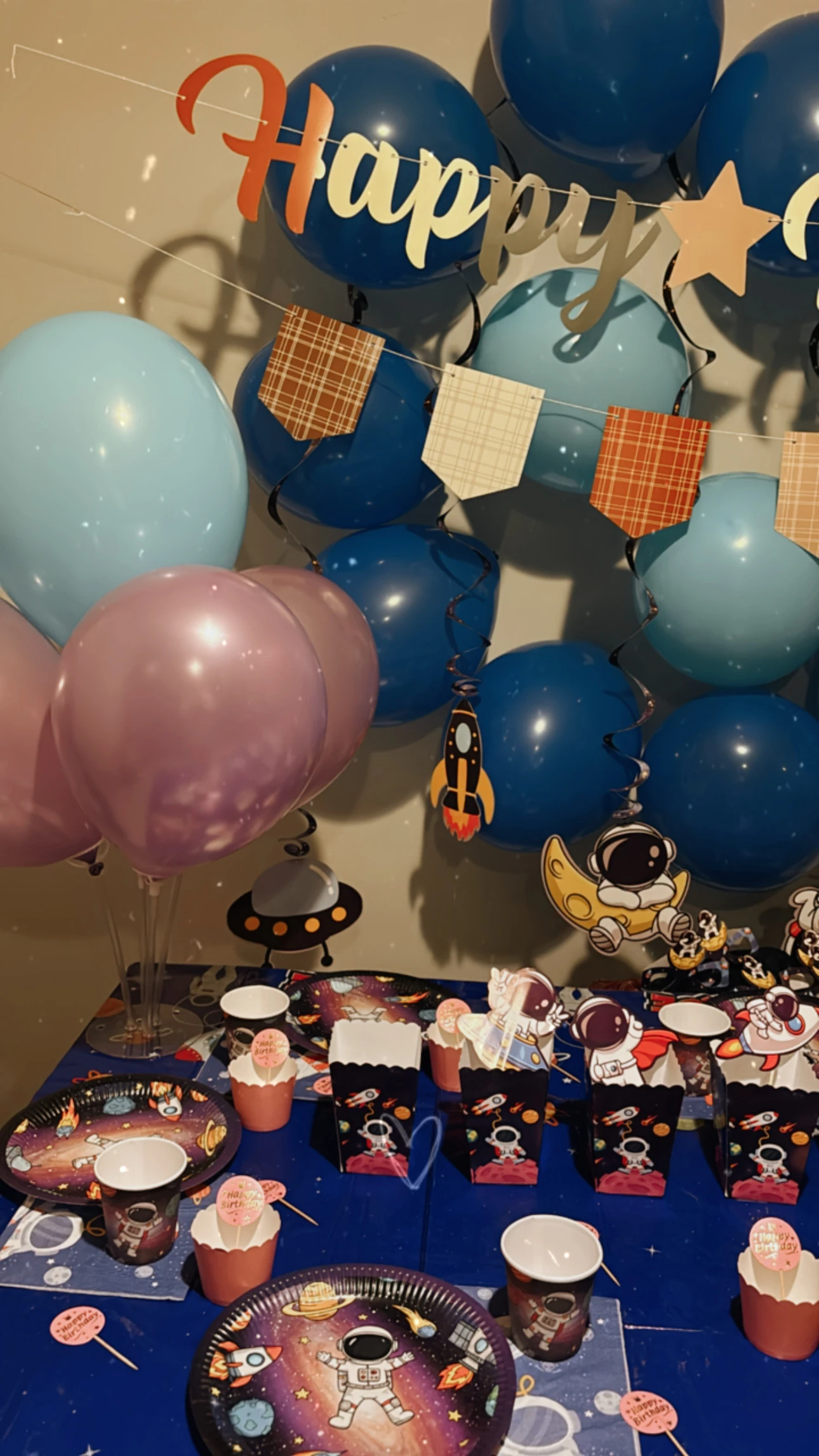 Uzay Temalı Doğum Günü Parti Seti