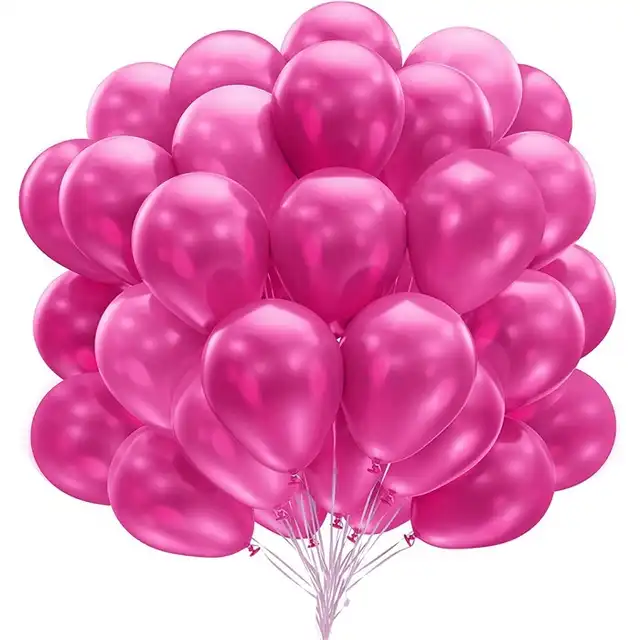 Fuşya Makaron Balon 5'li