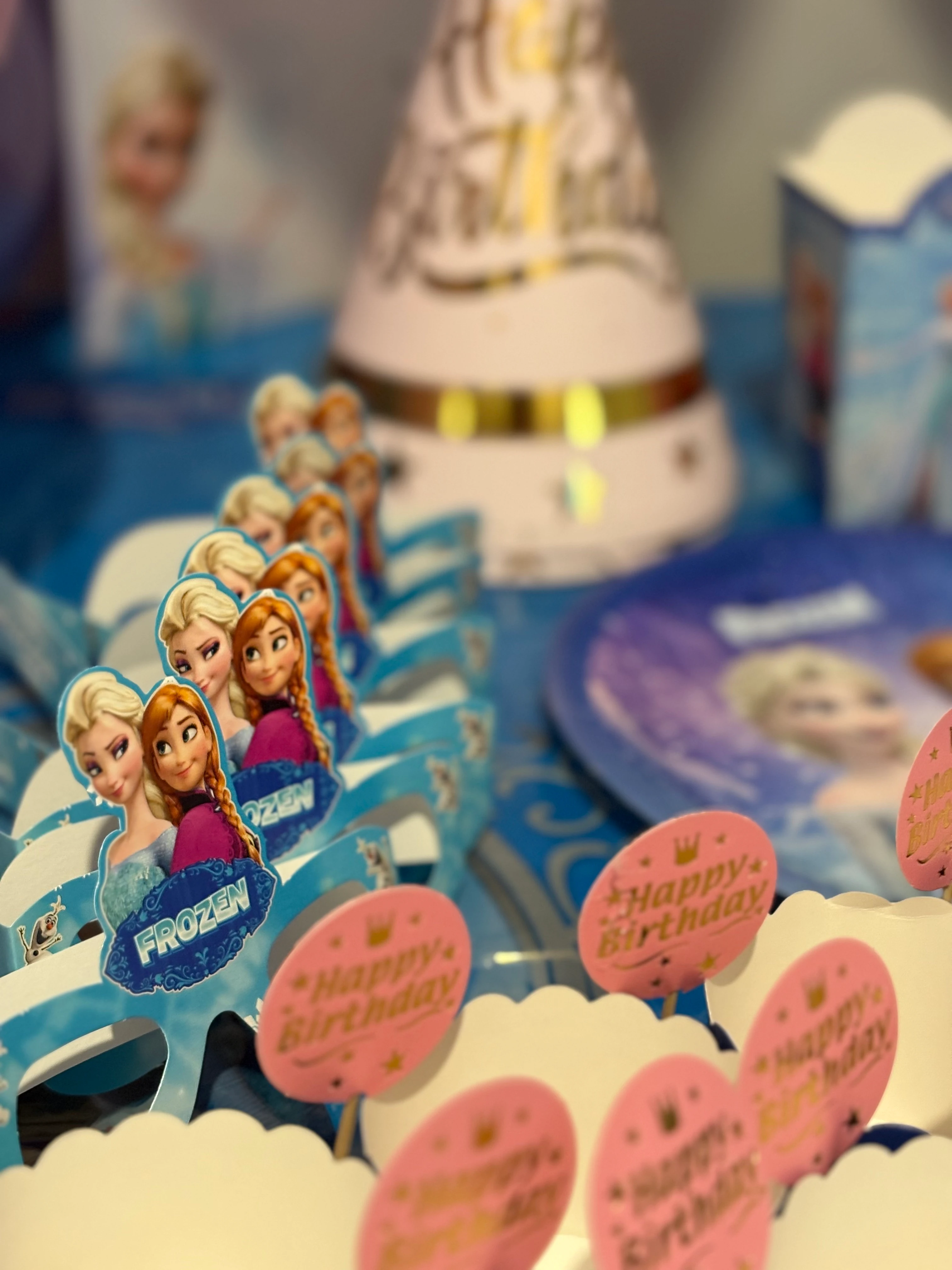 Frozen Temalı Doğum Günü Parti Seti