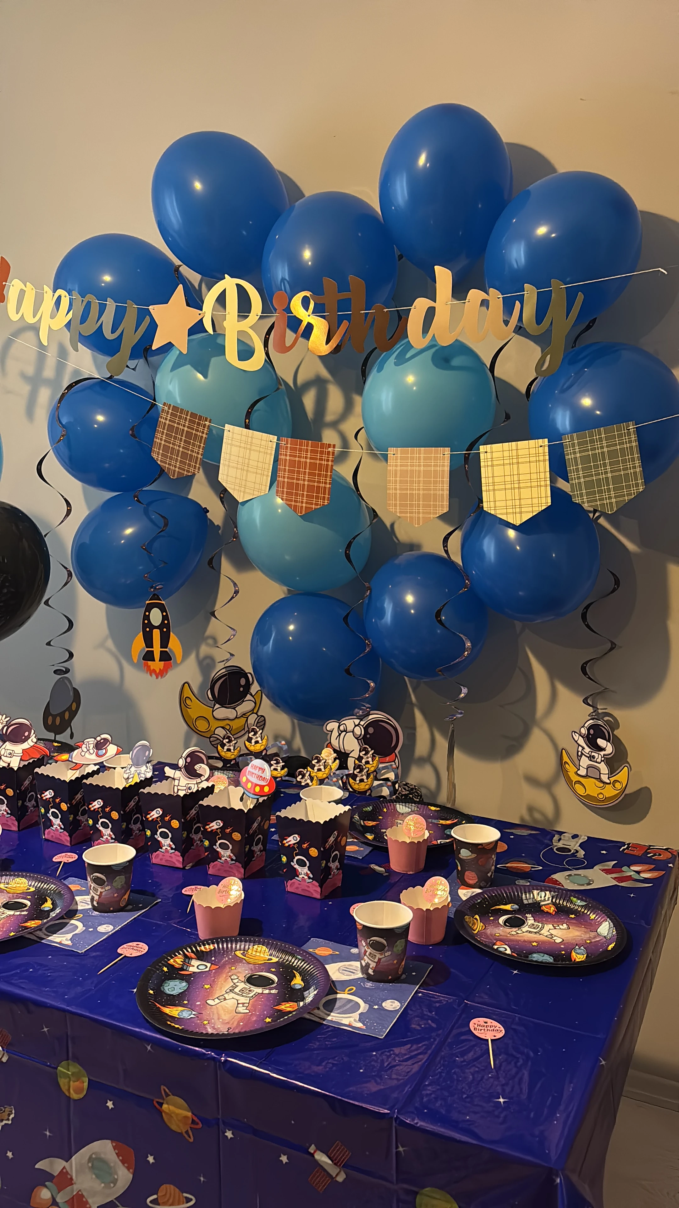 Uzay Temalı Doğum Günü Parti Seti