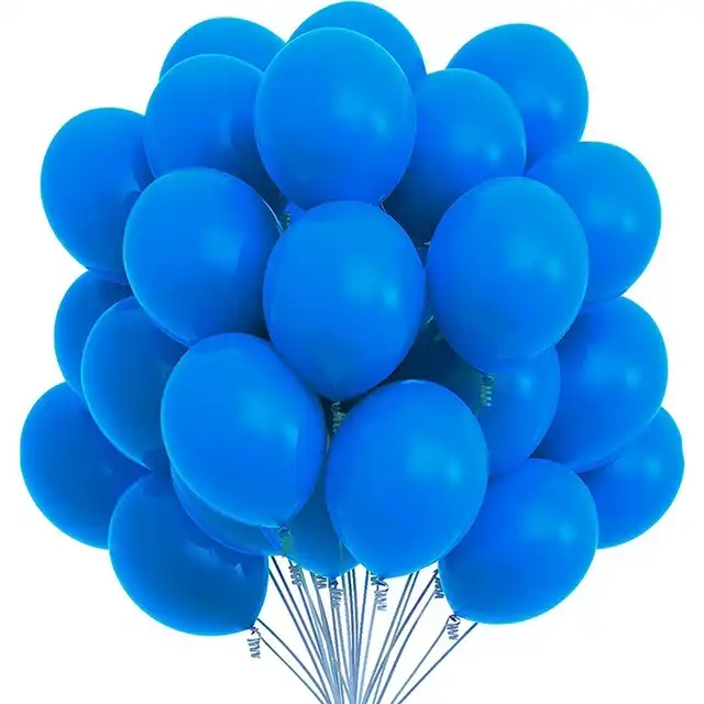 Lacivert Makaron Balon 5'li