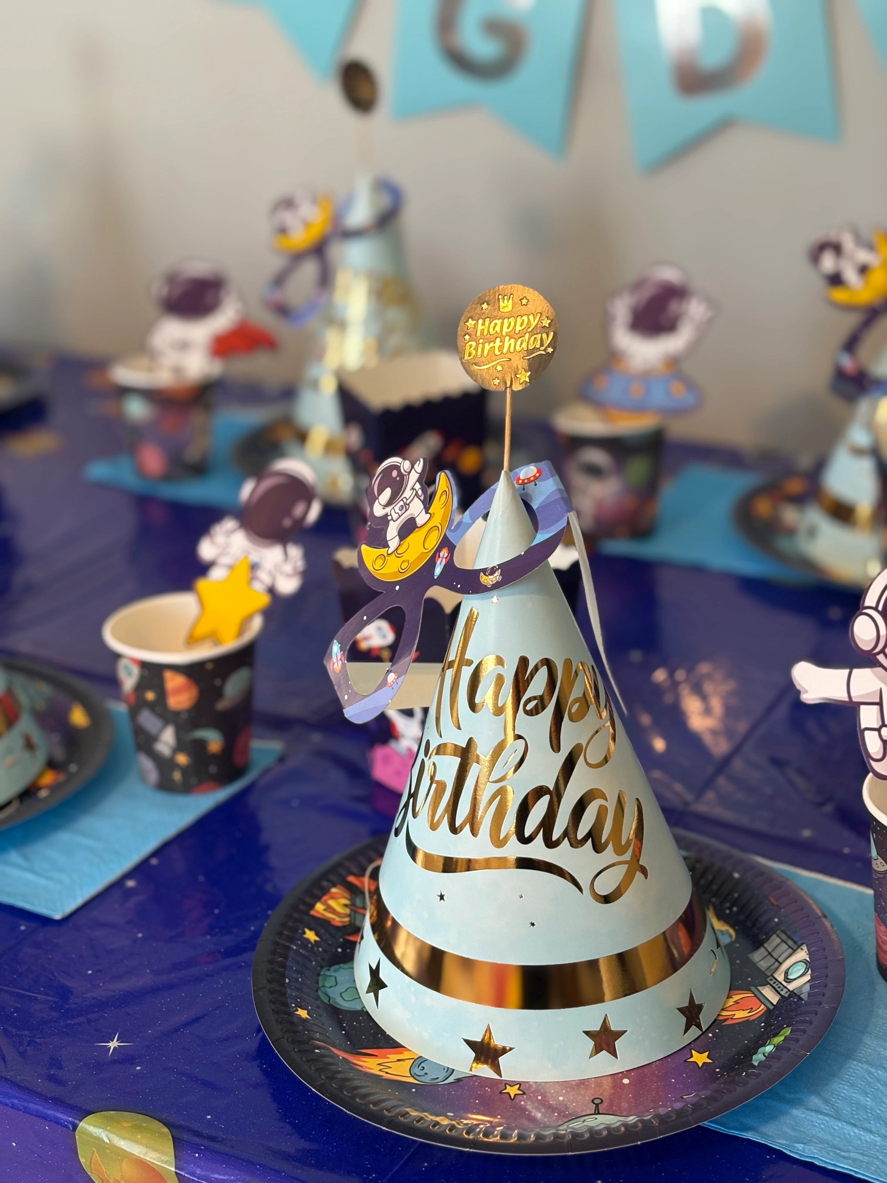 Uzay Temalı Doğum Günü Parti Seti