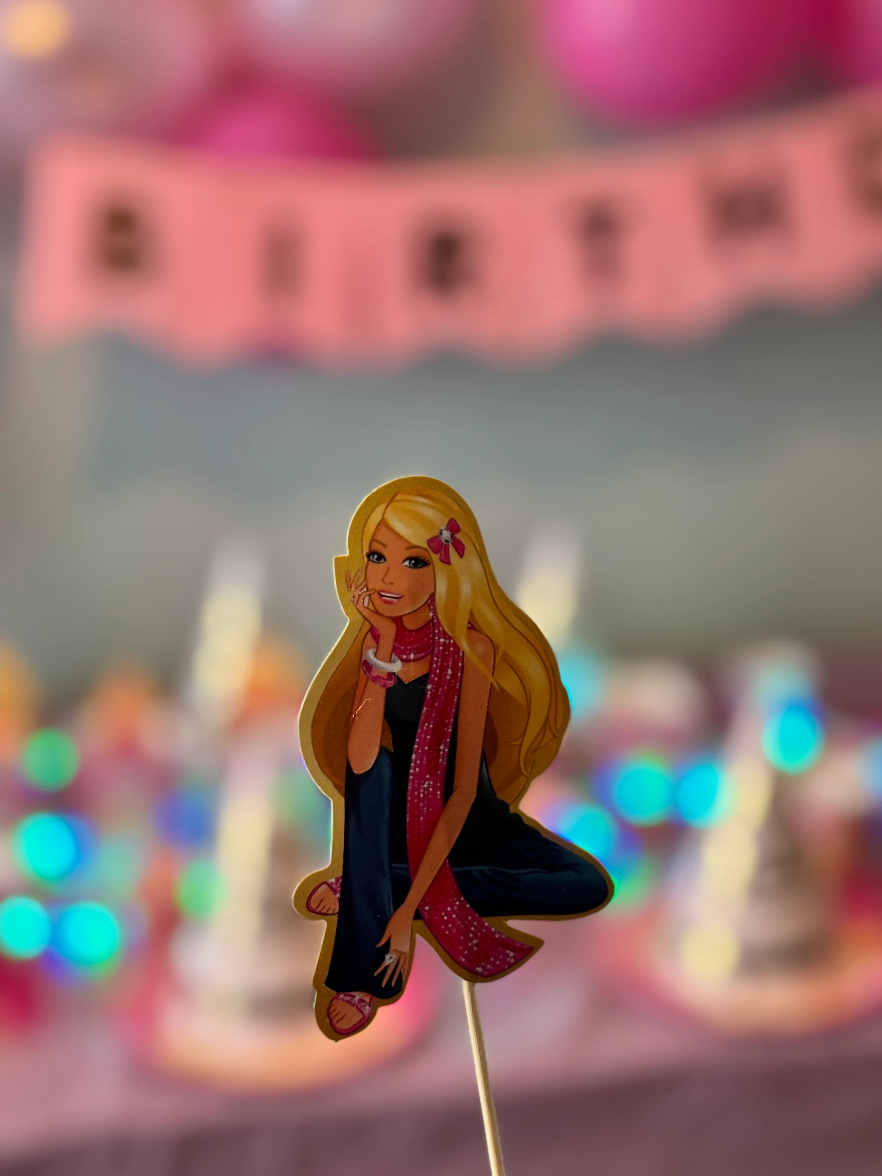 Barbie Temalı Doğum Günü Parti Seti