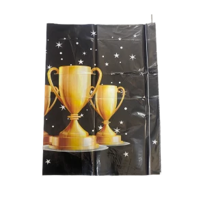 Siyah Beyaz Kupalı Masa Örtüsü