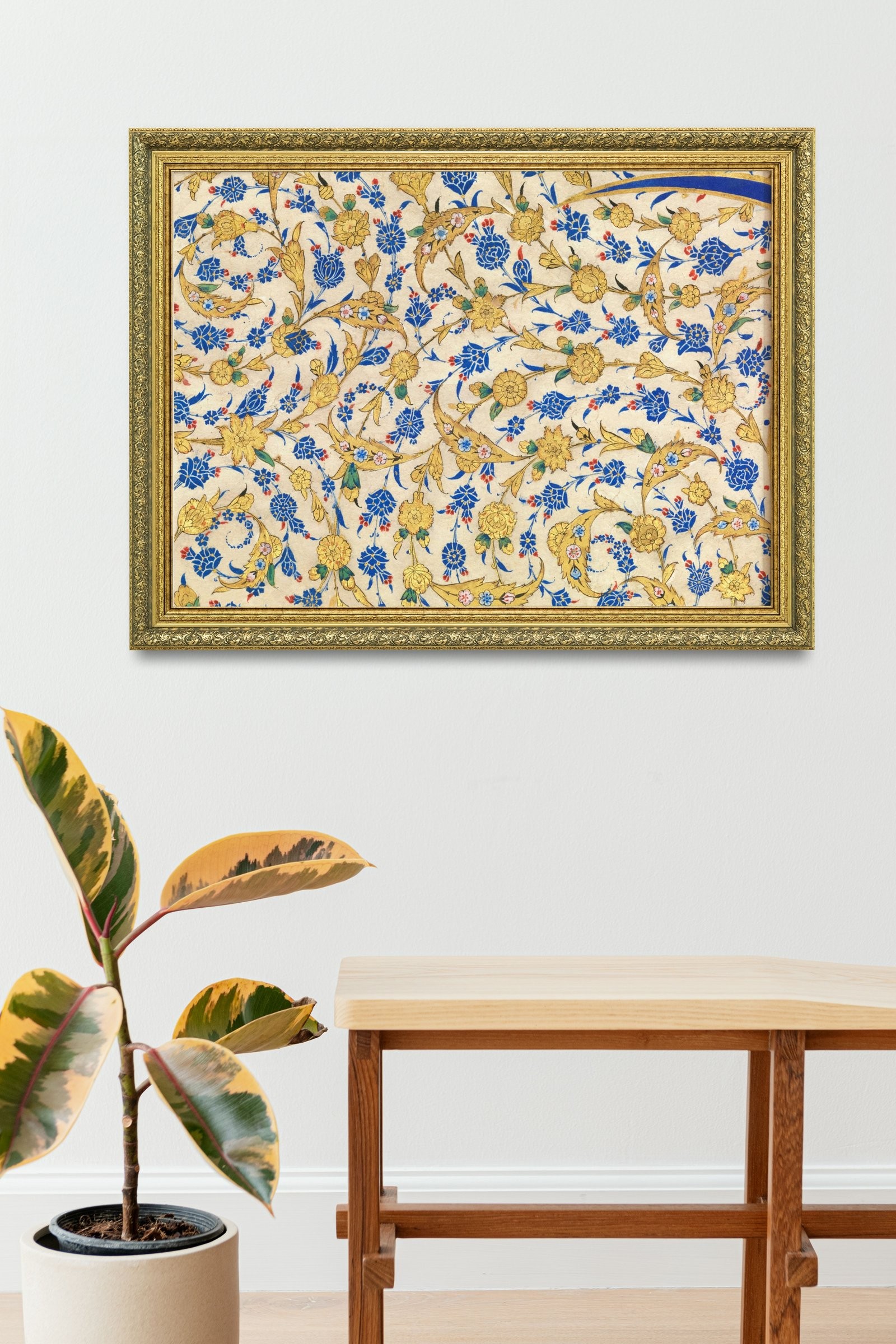 Kadim Mirasın Farklı Dokunuşları İslami Desen Sanatı 60x80 cm Çerçeveli Tablo