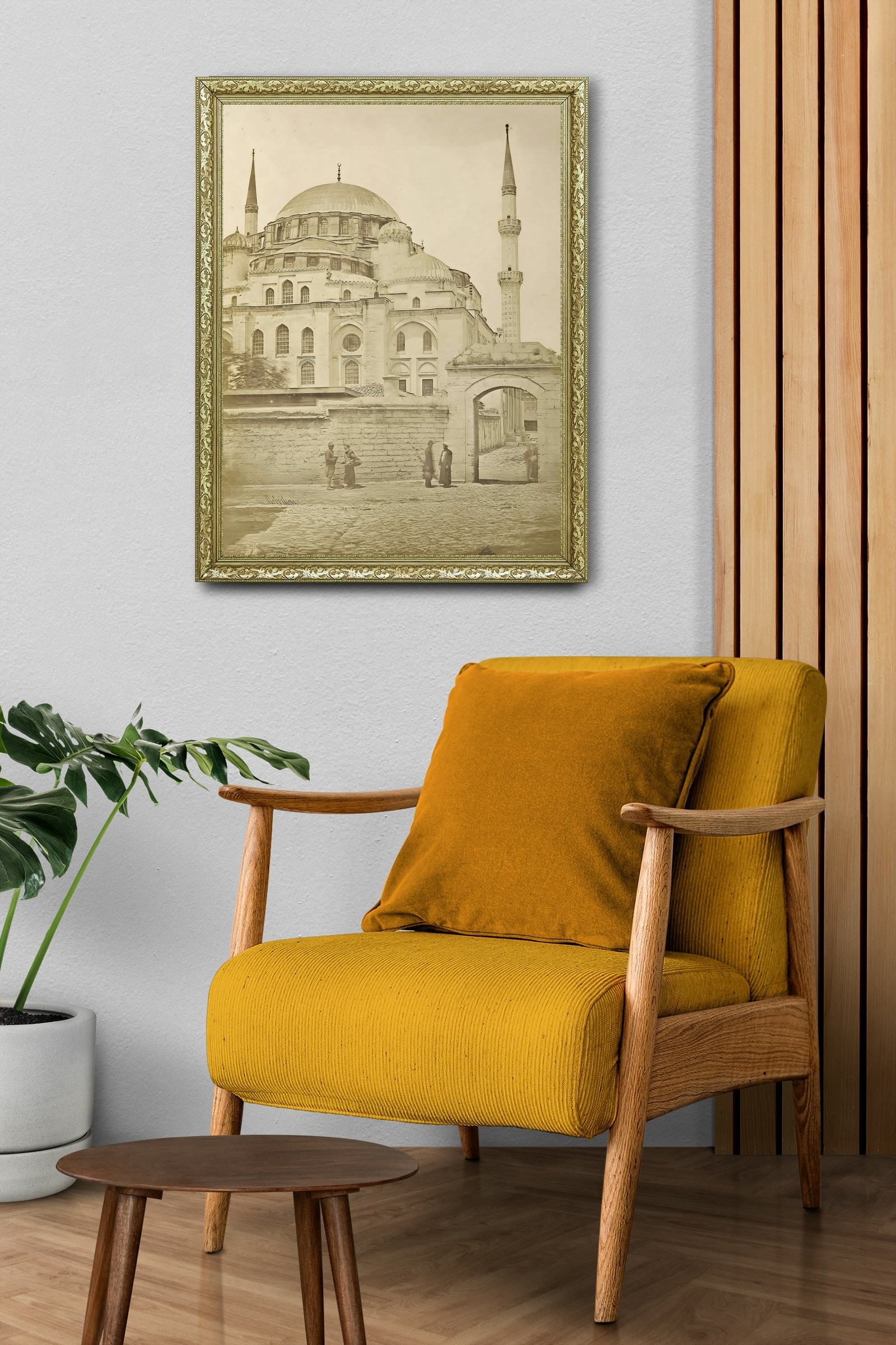 Süleymaniye Cami Osmanlı Mimarisi'Nin İncisi 60x80 cm Çerçeveli Tablo