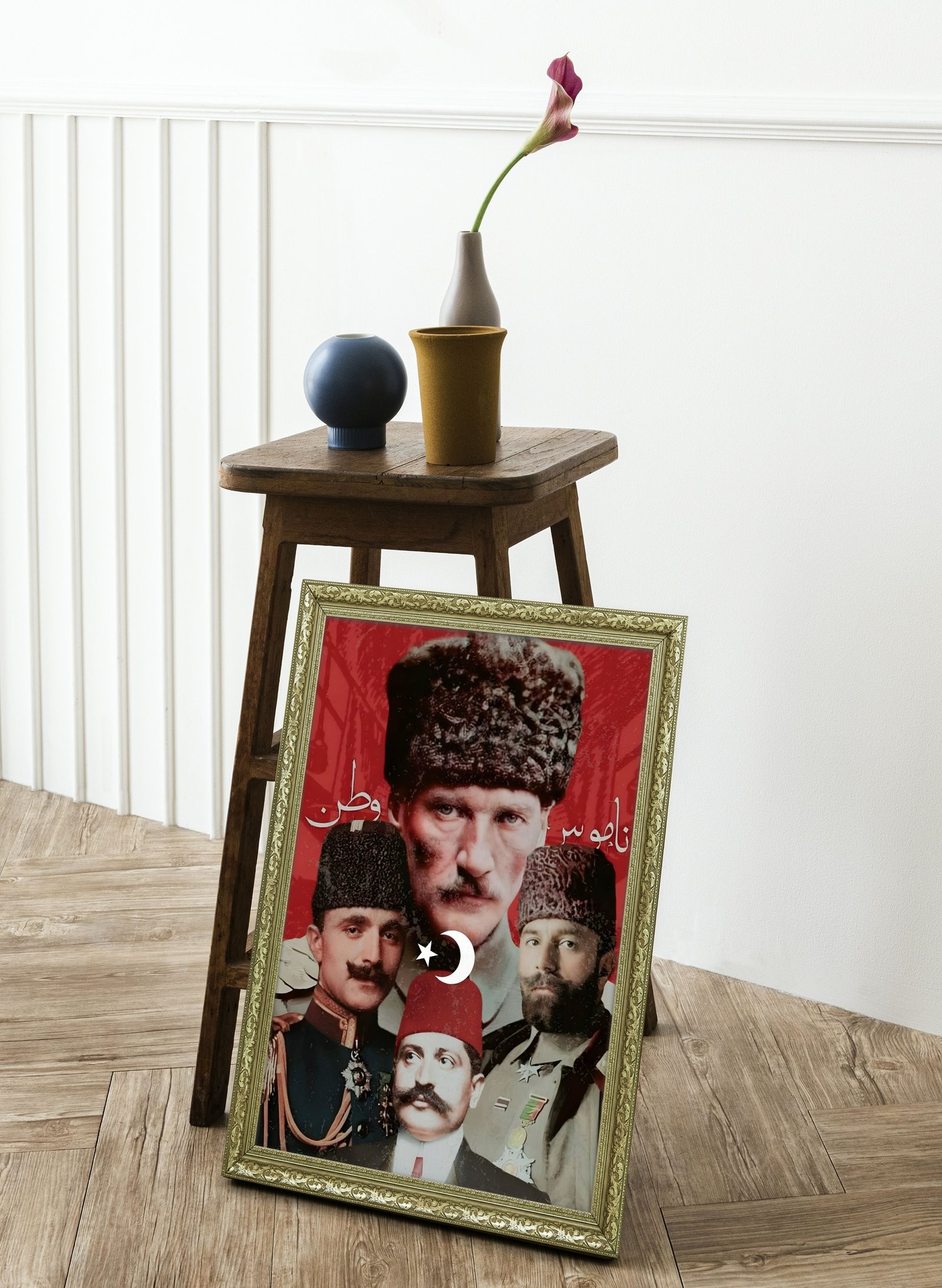 İttihatın Yüce Ruhları 60x80 cm Çerçeveli Tablo
