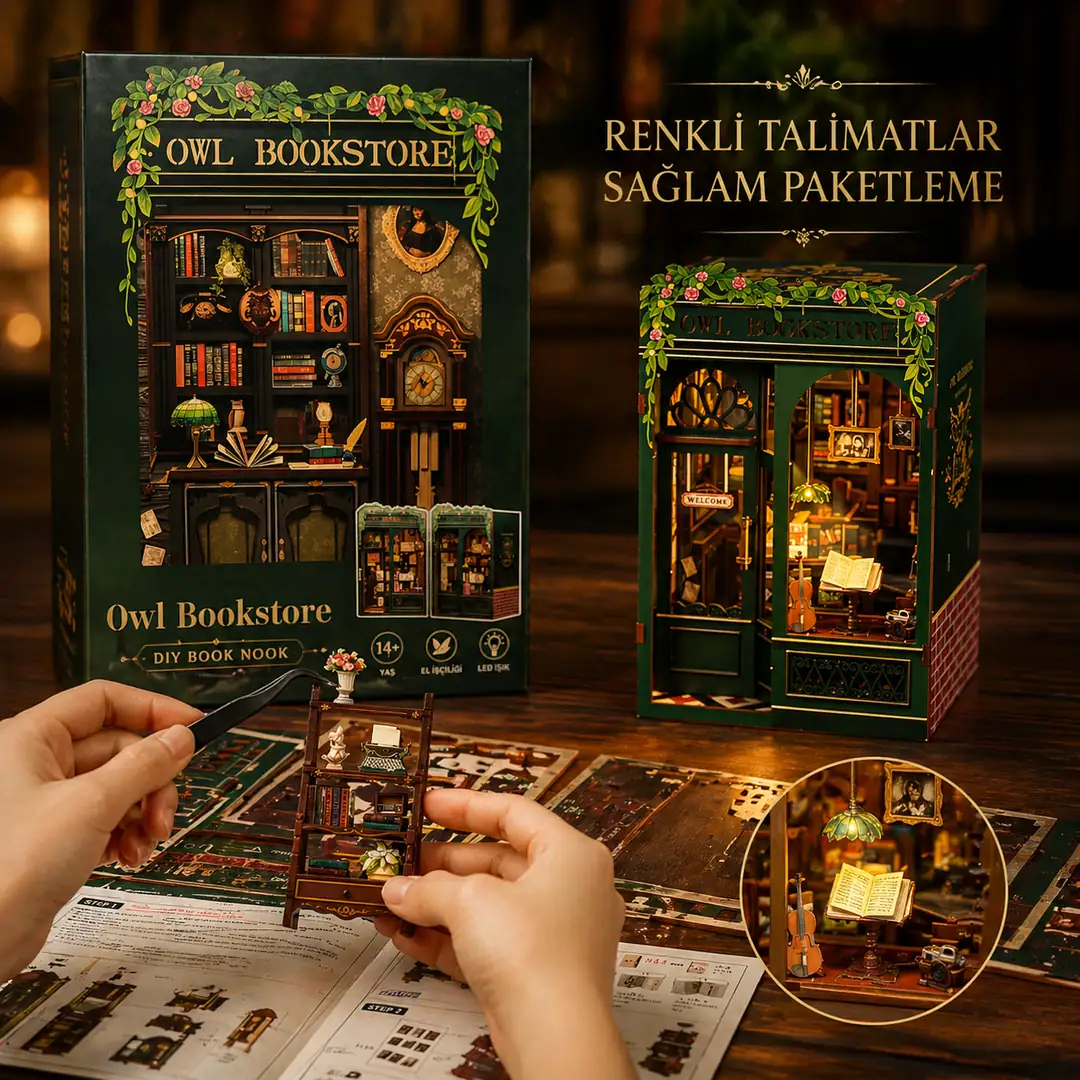Owl Bookstore DIY kurulum ve montaj deneyimi