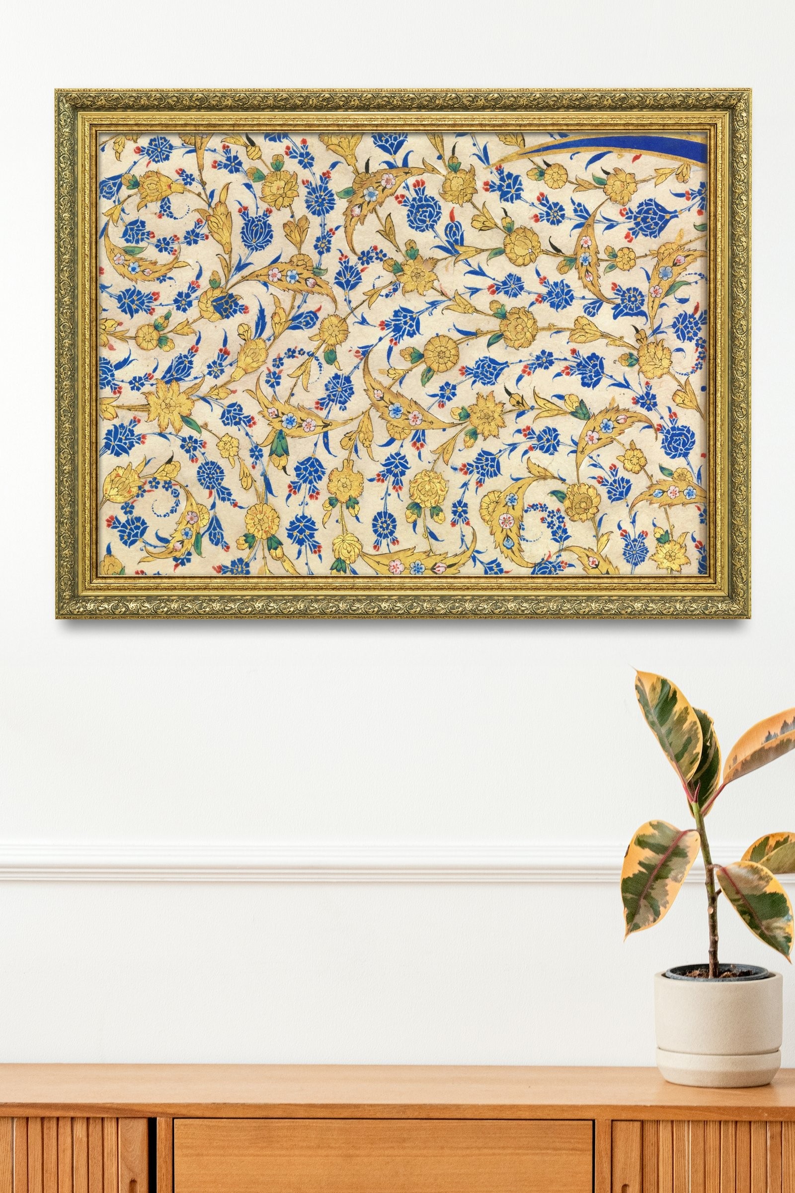 Kadim Mirasın Farklı Dokunuşları İslami Desen Sanatı 60x80 cm Çerçeveli Tablo