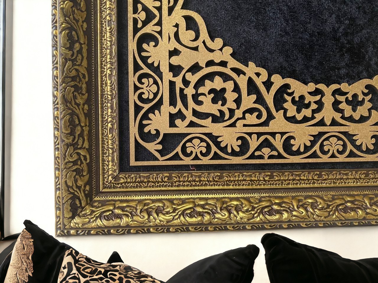 Yunus Emre Temalı Hat Sanatı Tablo 40x80 cm