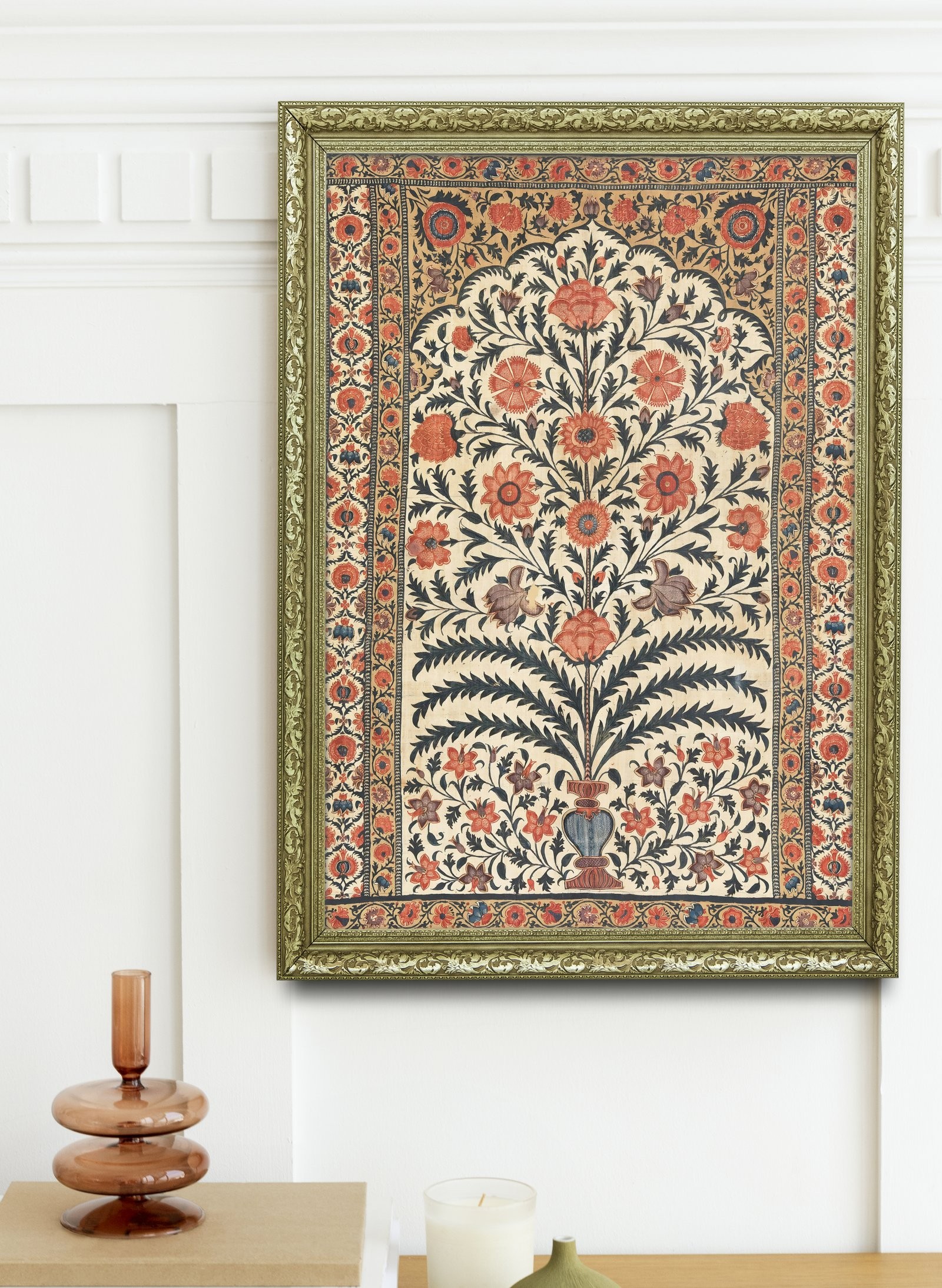 Cami Mimarisi İslam Sanatının Güzelliği 60x80 cm Çerçeveli Tablo