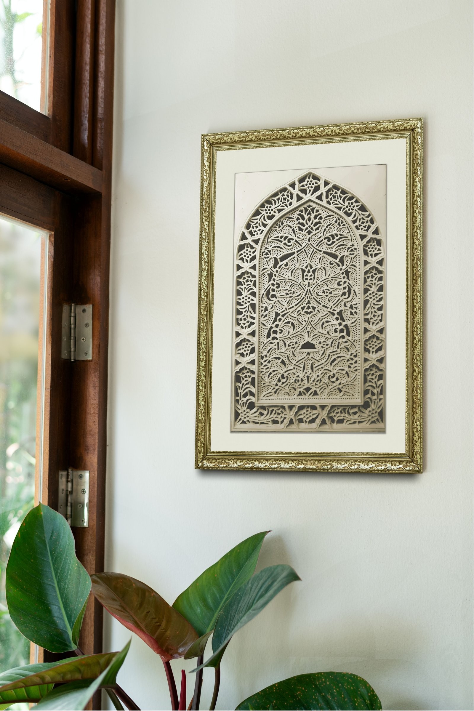 Cami Mimarisi İslam Sanatının Güzelliği 60x80 cm Çerçeveli Tablo