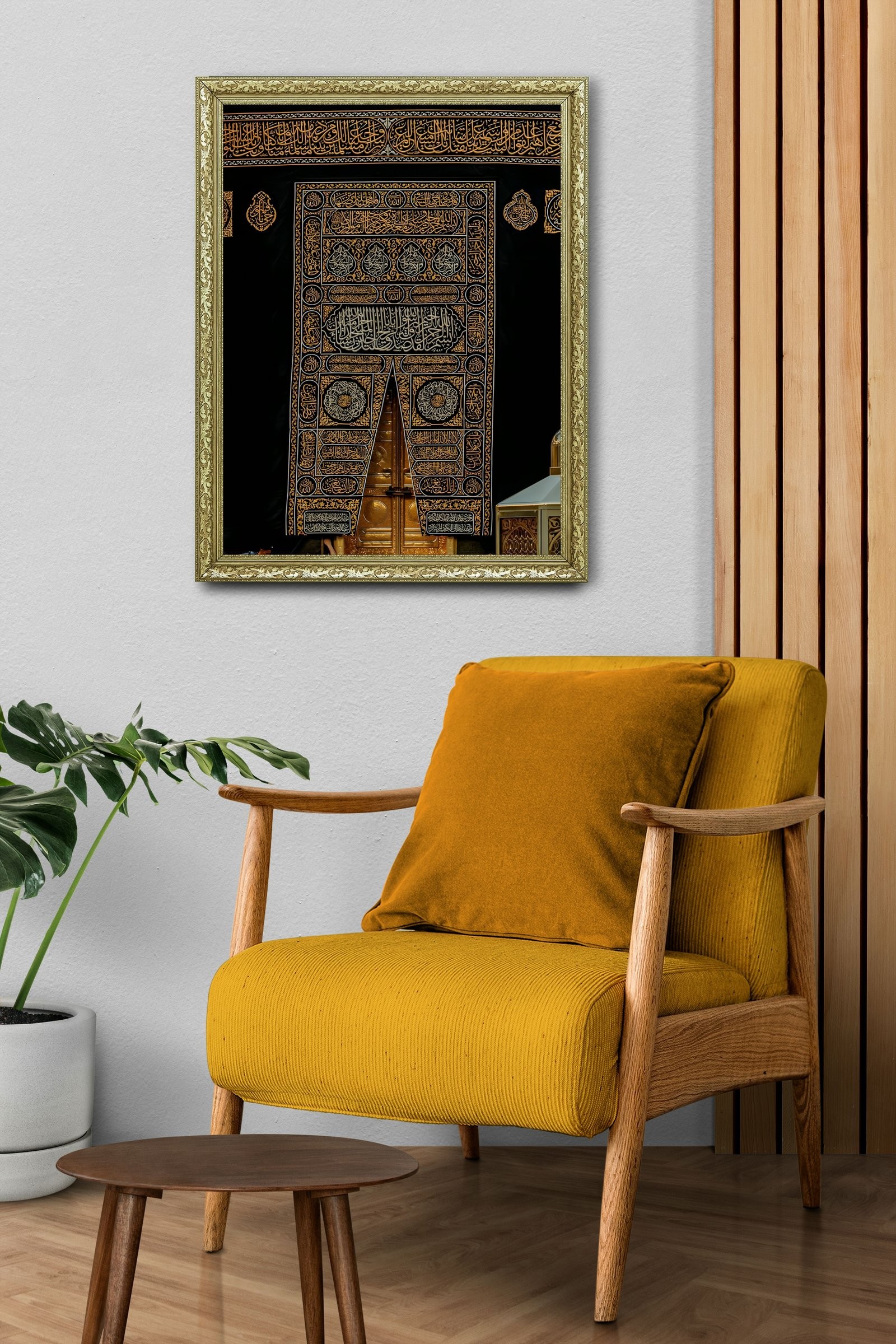 Kabe Kapısı Maneviyatın Derin Daveti 60x80 cm Çerçeveli Tablo