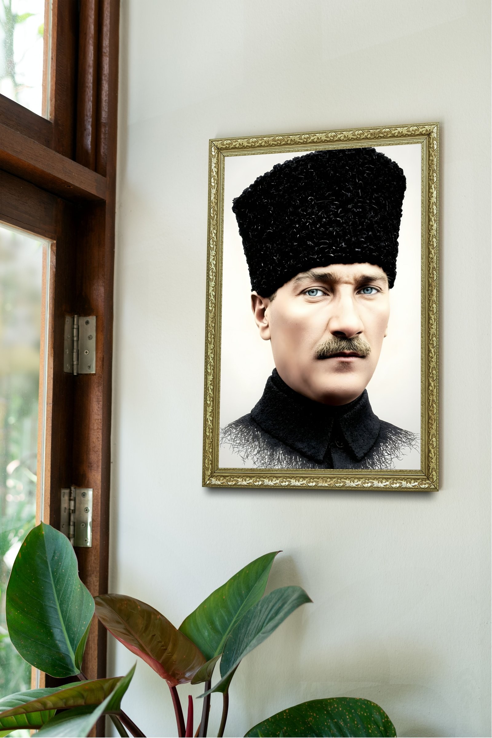 Aydınlık Fon Üzerinde Lider 60x80 cm Çerçeveli Tablo