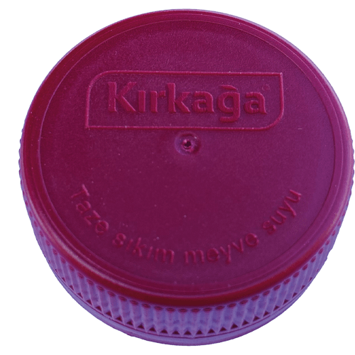 38 Mm Pet Şişe Kapak Bordo Kırkağa Logolu (Pksn) Kl 3500 Adet