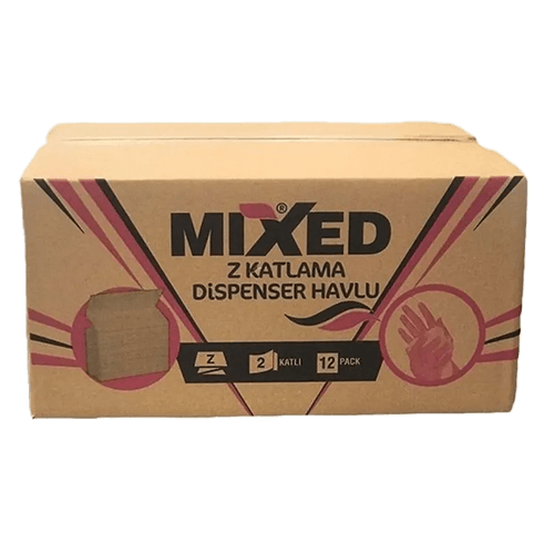 Mixed Dispenser Z Katlı Havlu 12*100 Ad Kl 1200 Adet