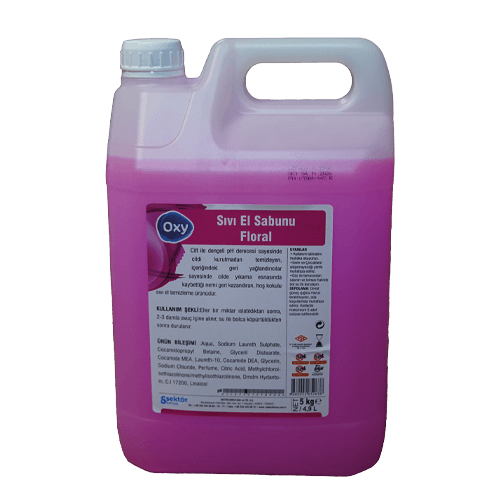 5 Kg Oxy Sıvı El Yıkama Maddesi Pembe (Kt-001 5) Kl 4 Adet