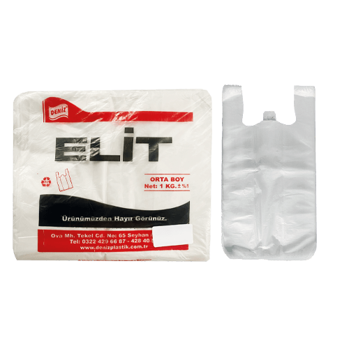 Orta Boy Pe Poşet Şeffaf (Elit)(10*120 Ad) Kl 10 Kg