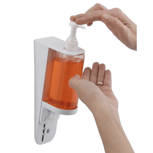 300 Ml Vialli Sıvı Sabun Şamp. Dezenf. Dispenseri Beyaz (S7)