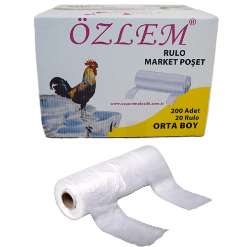 Orta Boy 1. Hışır Rulo Atlet Poşet (20*200 Ad) Kl 20 Rulo