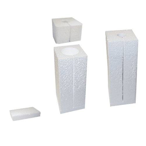 250 Ml Dorica Şişe Strafor Koruyucu Demonte/10 Dns Pk 63 Adet