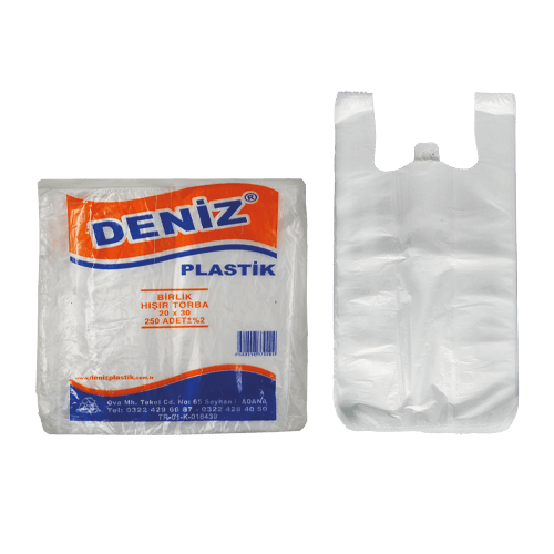 20*30 Birlik Hışır Torba Pe Poşet Şeffaf (200 Adet~)