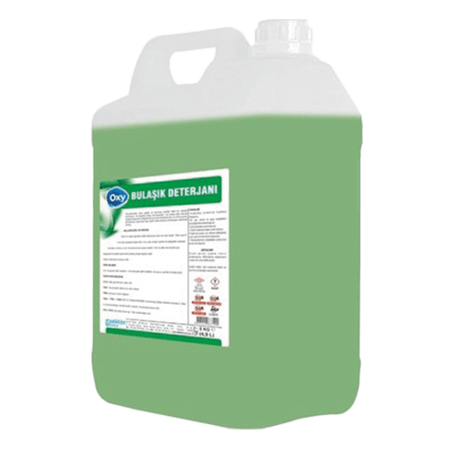 5 Kg Oxy Sıvı Bulaşık Deterjanı Yeşil/Limonlu (Mt-001 5) Kl 4 Adet