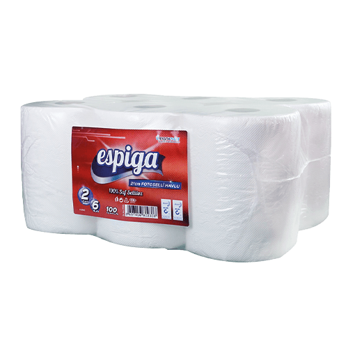 2,5 Kg Espiga 21 Cm Fotoselli Havlu 6*41 Mt (568) Pk 6 Rulo