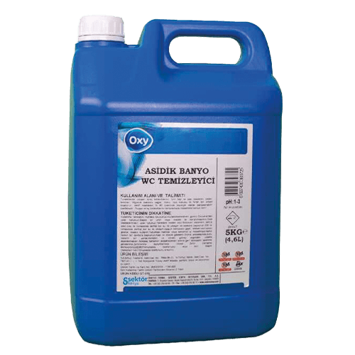 5 Kg Oxy Asidik Banyo Wc Temizleyici Sıvı (Gt-019 5) Kl 4 Adet