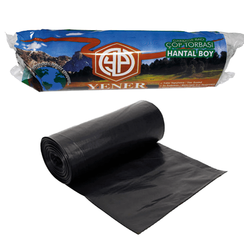 100*150 Hantal Çöp Torbası 600 Gr Siyah (Ynr) Paket