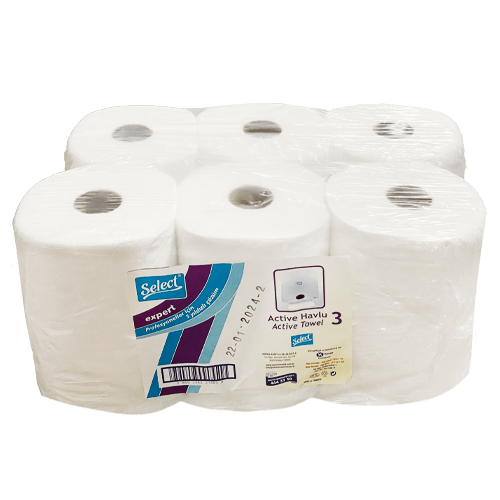 3 Kg Select Expert Active 21 Cm Fotoselli Havlu 6*55 Mt (609753) Pk 6 Rulo