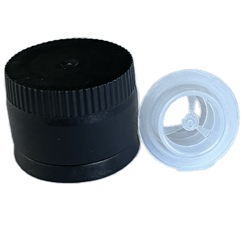 31,5*25 Mm Vidalı Valfli Bilyesiz Akıtıcılı Siyah Kapak (0002010031) (Mrm) Koli 2000 Adet