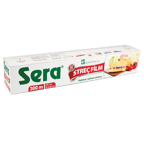 8 Mic Sera Streç Film 45Cm*300 Mt Kutulu Adet