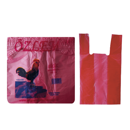 Küçük Boy Atlet Poşet Kırmızı 1 Kg