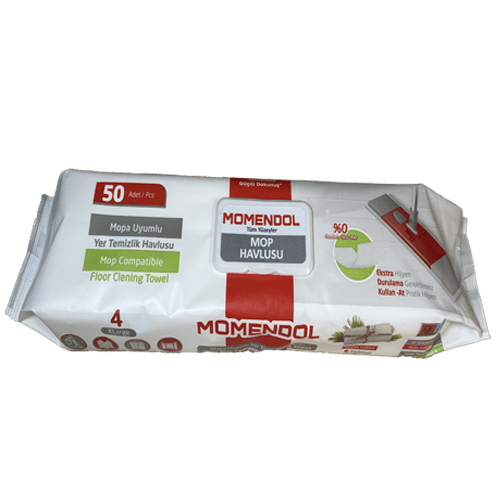 Momendol Mop Havlusu (6*50 Ad) Kapaklı Kl 6 Paket