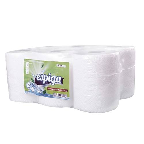 3 Kg Espiga İçten Çekmeli Havlu 6*50 Mt (482) Pk 6 Rulo