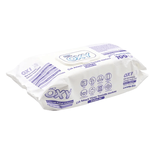 Mr. Oxy Çok Amaçlı Yüzey Temizleme Havlusu (12*100 Ad) Lavanta (Tic.487) Kl 12 Paket