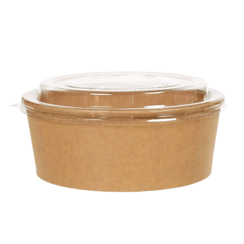 26 Oz 750 Ml Kraft Karton Salata Kase + Kapak 10*50 Ad Olşm Kl 500 Adet