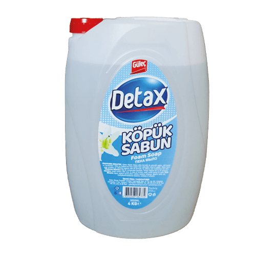 4 Kg Detax Köpük El Sabunu (Güleç) Kl 4 Adet